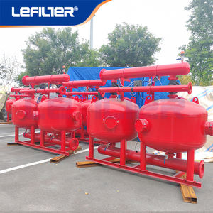 Système de filtration parallèle multi-étages à 3 réservoirs à sable peu profond contrôlé par PLC pour l'irrigation <span class=keywords><strong>des</strong></span> terres agricoles et la circulation de l'<span class=keywords><strong>eau</strong></span> - Garantie 1 an - Product Image 4