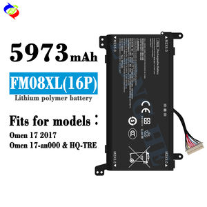 FM08XL <span class=keywords><strong>batterie</strong></span> d'ordinateur <span class=keywords><strong>portable</strong></span> neuve de remplacement FM08 12pin pour <span class=keywords><strong>Hp</strong></span> <span class=keywords><strong>Omen</strong></span> <span class=keywords><strong>17</strong></span> 2017 Omen17-an000 HQ-TRE - Product Image 2