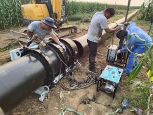 Flanges à col long en PEHD <span class=keywords><strong>APAS</strong></span> PF008 Borouge 3488 ISO 4427, moulage lisse PN16/PN10, noires, vente en gros - Product Image 6