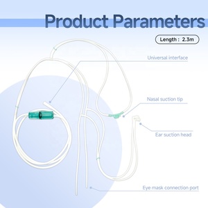 Masker Mata hidrogen 3 dalam 1, cangkang plastik penyerap telinga & hidung untuk Mobil & RV, perangkat mesin inhalasi Generator hidrogen - Product Image 4