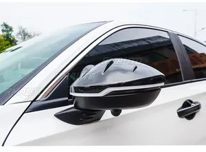 ฝาครอบกระจกมองข้างสไตล์ MUGEN สีดำเงา สำหรับ Honda Civic รุ่นที่ 11 ปี 2021-2024 ชุดแต่งรถยนต์ - Product Image 4