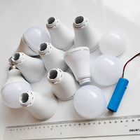 Ampoules SMD SKD A19, couvercles en plastique blanc, culot E27, AC 85-265V, lumière du jour 6000K, CRI80, dimmable, télécommande, certifiées Energy Star