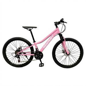 Vélo de montagne pour femmes 24 pouces avec freins à disque, 21 vitesses, suspension avant, pour filles - Vente flash - Product Image 2