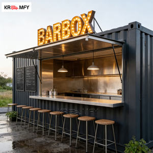 Quiosco de Café Multifuncional de 15 pies, Llave en Mano, con Equipamiento de Cocina Personalizado, Barra de Lujo en Contenedor para Oficinas y Exteriores - Product Image 6