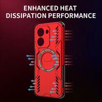Étui de téléphone Premium Luxe Anti-Chute Magnétique avec Charge Sans Fil TPU+PC Amélioration de l'Absorption des Chocs pour Redmi A5 K70 KK80 K80 Ultra