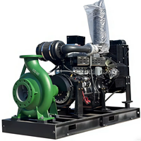 Pompe à eau centrifuge industrielle diesel modèle 150/40 en fer haute efficacité pour usage minier 8x6x13