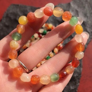Bracelet en agate naturelle de haute qualité, de <span class=keywords><strong>forme</strong></span> irrégulière, pour la guérison par le <span class=keywords><strong>Feng</strong></span> <span class=keywords><strong>Shui</strong></span>, vente en gros d'usine - Product Image 6