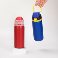 Bouteille d'eau isotherme en acier inoxydable de 32 oz, tasse thermique à double paroi pour boissons chaudes et froides, gobelet anti-fuite pour les sports de plein air