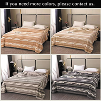 2026 luxueux Super doux Double couche uni teint fausse fourrure de lapin moderne toutes saisons lit couverture maison literie en Polyester
