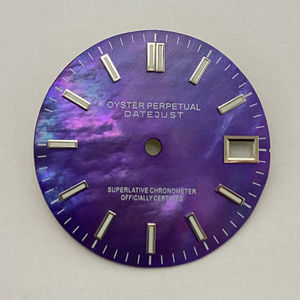 นาฬิกา NH35 หน้าปัดมุกใหม่ ประดับเพชร ขนาด 28.5 มม. กันน้ำ พร้อมฟังก์ชั่นปฏิทิน - Product Image 5