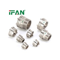 IFAN OEM ODM Raccords PPR en acier inoxydable avec filetage mâle 1/2 3/4 pouce, inserts pour accessoires de plomberie et de conduites d'eau