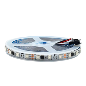 ไฟ LED แบบแอดเดรสเซเบิล WS2811 12V 30/60 หลอด/เมตร 5 เมตร IP20/IP65 CE RoHS โปรแกรมได้ แถบไฟแบบยืดหยุ่น พิกเซล WS2811 ไฟแถบ RGB - Product Image 3