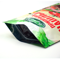 Pochette refermable à fermeture éclair, résistante à l'humidité, de qualité alimentaire, avec logo personnalisé imprimé, plusieurs tailles disponibles