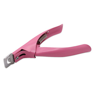 Stainless Steel Nail Clipper Flat Mouth Pink For Finger Use Bulk OEM - Product Image 2