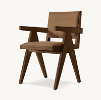 Sassanid OEM Meilleure vente Salle à manger américaine au design moderne et contemporain Jacob Fauteuil de salle à manger en tissu encadré