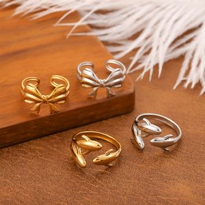 Anillos <span class=keywords><strong>de</strong></span> acero inoxidable con diseño geométrico y estilo hip-hop para hombre y mujer. - Product Image 2