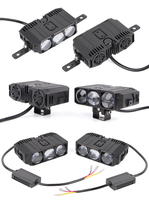 Luz de Trabajo LED de Alta Potencia E06L, Doble Color, Haz H/L, para Camiones Todoterreno, Automóviles y Motocicletas