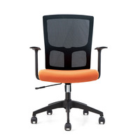 Chaise de bureau ergonomique en maille, simple et élégante, réglable en hauteur ; Chaise pivotante pour ordinateur et conférence ; Chaise