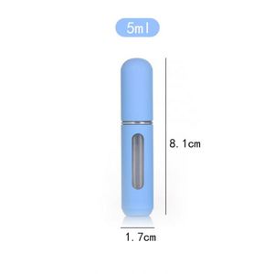 <b>Mini</b> Cute Travel-Sized 5Ml Aluminum Refillable Perfume Atomizer <b>Spray</b> <b>Bottle</b> With Custom Color for Personal Care - Product Image 6