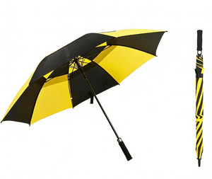 Parapluie de golf de luxe de haute qualité 2025, ouverture automatique, logo de marque personnalisé, tissu en nylon - Product Image 2