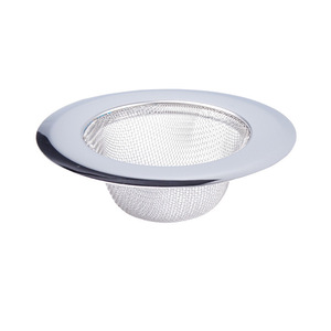 Stainless Steel Sink Strainer 4 Inch Mesh Drain Filter <b>Kitchen</b> Sink <b>Clog</b> Prevention Tool - Product Image 1