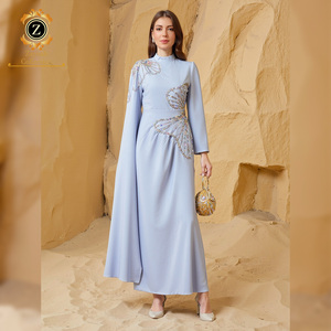 Zaynab Women Muslim Dress Ramadan Dubai Eid Women Muslim Dress <strong>Abaya</strong> Custom New <strong>Designs</strong> Luxury <strong>Abaya</strong> - Product Image 2