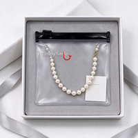 Sacs d'emballage personnalisés en PVC transparent givré avec fermeture éclair pour bijoux, petits, vides, avec logo