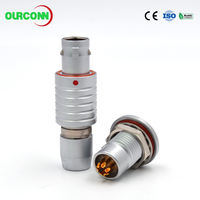 Connecteur industriel série B pour la robotique, robuste, 2-64 broches, FEG MGG, prise métallique push-pull autobloquante pour l'automatisation industrielle