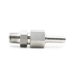 Adaptador de Cabeza de Pagoda Roscado de Acero Inoxidable 316L Bylok 1/4 NPT M8 M16 para Conexión de Manguera de Válvula Reductora de Presión de Amoníaco - Product Image 4