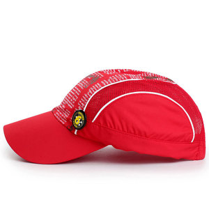 Unisex Baseball Cap Red Mesh Breathable Waterproof Sunshade Outdoor Sports Hat Spring Summer - Product Image 3