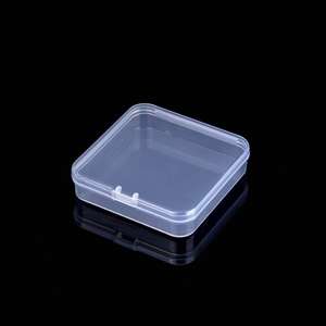 Hot sale Square Transparent Clear Plastic Box with Small box for Storage