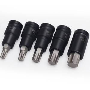 Ensemble d'outils ménagers en aluminium durable de 1/2in Embout E-Torx externe à impact profond avec douille en étoile et poignée comprenant un étui rigide - Product Image 3