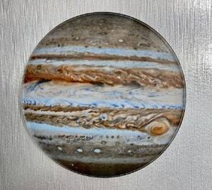 מגנטים למקרר אקרילי בהתאמה אישית עם עיצוב מודרני למערכת השמש של שמונה כוכבי הלכת - Product Image 4