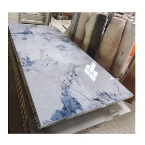 Nueva Placa de Mármol de PVC de Alta Densidad, Lámina de Mármol con Recubrimiento UV, Panel de Pared de Piedra <span class=keywords><strong>Artificial</strong></span> y Plástico - Product Image 2
