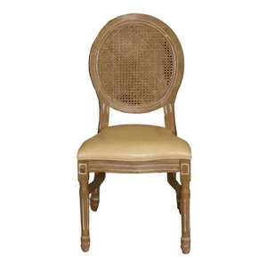 Venta al por mayor evento antiguo viñedo comedor madera ratán respaldo <span class=keywords><strong>Luis</strong></span> sillas para Hotel restaurante - Product Image 2