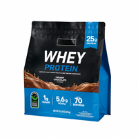 Sachet Doypack Personnalisé pour Poudre de Lait au Chocolat avec Fenêtre Transparente et Fermeture Zip Refermable – Emballage Alimentaire