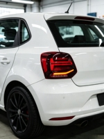 Voll-LED-Rückleuchten Großhandel Heckleuchten-Set 2009-2018 Mit Sequentiellem Blinker Auto-Rücklicht für VW Polo Mk5