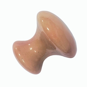 Outil de massage facial en jade aventurine rouge en forme de champignon - Product Image 4