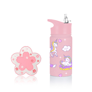 2020 children water bottle double walled stainless steel insulated the emptiness drink bottle order child girl with BPA free <strong>lid</strong> - Product Image 2