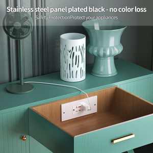 Flush Mounted Power Outlet With Drawer Design Embedded <strong>Socket</strong> Bedside Cabinet Hidden <strong>Socket</strong> Furniture Drawer Outlet - Product Image 3