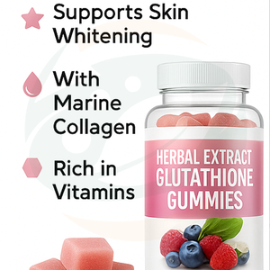 Hete Aanbieding Biologische Gezondheidsvoeding L-Glutathion Gummies Vitaminen Huidverlichtende Verhelderende Stralende Schoonheid - Product Image 3