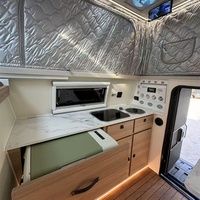 SNDN Prix usine : Camper de pick-up escamotable en aluminium, petite caravane de voyage, camping-car à vendre