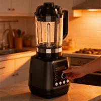 Blender électrique haute vitesse, lame en acier inoxydable, mixeur alimentaire multifonction, puissance élevée pour les smoothies, les jus