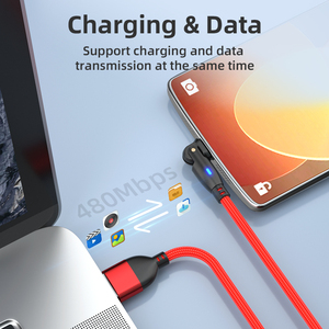 Sites de fournisseurs de vente en gros de fabrication électronique bon marché 180 câble de données de chargeur USB rotatif de <span class=keywords><strong>50cm</strong></span> pour <span class=keywords><strong>iPhone</strong></span> Samsung Huawei Xiaomi - Product Image 3