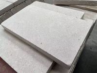 Carreaux de sol en pierre de marbre de calcaire de perle de Sinaï naturel dégringolé sablé pour la décoration murale d'hôtel de pavage extérieur