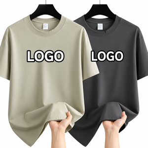 Camiseta <span class=keywords><strong>de</strong></span> <span class=keywords><strong>Hombre</strong></span> <span class=keywords><strong>de</strong></span> Manga Corta, 100% Algodón, 280 g/m², Talla Grande, Lisa, <span class=keywords><strong>para</strong></span> Impresión por Transferencia Térmica, con Logotipo Personalizado - Product Image 1