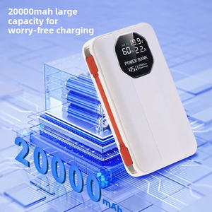 Batterie externe PD45W à charge super rapide 20000mAh, <span class=keywords><strong>chargeur</strong></span> <span class=keywords><strong>portable</strong></span> pour ordinateur <span class=keywords><strong>portable</strong></span> et téléphone <span class=keywords><strong>portable</strong></span> avec câble PD45w 20000mAh - Product Image 3