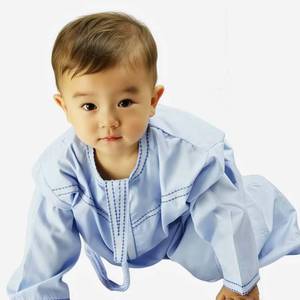 Ropa cómoda para niños, con cuello alto, lavable, de polieter-sulfona, para todas las estaciones, antiestática y transpirable. - Product Image 1