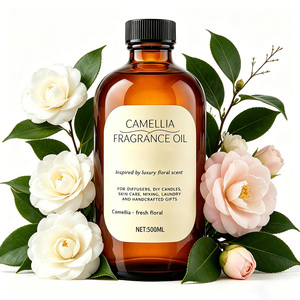 Huile parfumée Camélia de qualité industrielle, longue durée, pour <span class=keywords><strong>lessive</strong></span> et fabrication de bougies, compatible OEM & ODM - Product Image 1