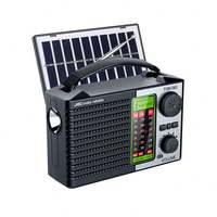 XC-099BTS Solarbetriebenes AM/FM/SW-Notfallradio, 5000 mAh, LED-Taschenlampe, tragbarer Empfänger für den Außenbereich